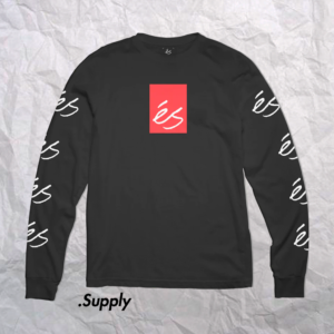ES BLOCK LS TEE BLACK