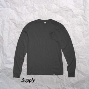 ETNIES SINCE 1986 L/S	CHARCOAL/HEATHER