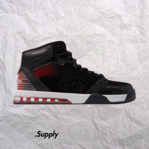 DC SHOES  VERSATILE HI	BLACK/GREY/RED