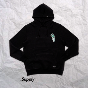 FALLEN DEATH'S EMBRACE HOODIE BLACK/GREEN