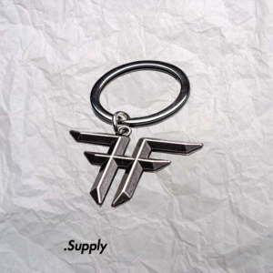 FALLEN TRADEMARK KEY RING SILVER / SILVER