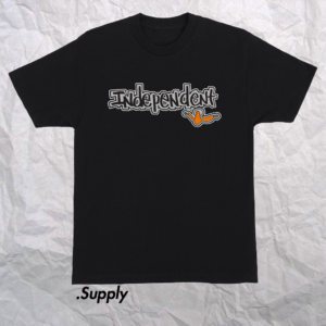 INDEPENDENT GONZ BAR S/S HEAVYWEIGHT T-SHIRT BLACK