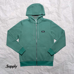 FALLEN TRADITION ZIP HOODIE	OLIVE / BLACK