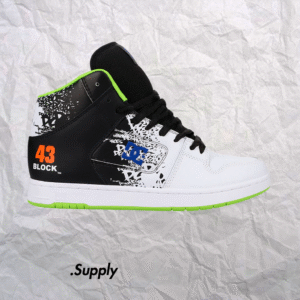 DC SHOES 43I MANTECA 4 HI	BLACK/WHITE/MULTI