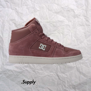 DC SHOES WOMENS MANTECA 4 HI MAUVE/WHITE