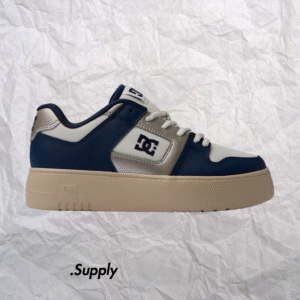 DC SHOES WOMENS MANTECA 4 PLATFORM WHITE/CHAMPAGNE