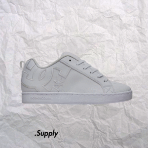 DC SHOES   COURT GRAFFIK	WHITE WHITE