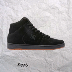 DC SHOES MANTECA 4 HI	BLACK BLACK GUM