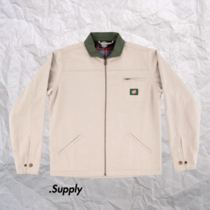 SANTA CRUZ TWILL MAVERICK CHORE COAT JACKET BONE