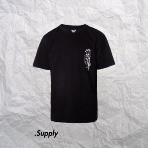 FALLEN FLASH ART TEE	BLACK/WHITE