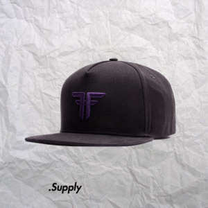 FALLEN TRADEMARK FLAT BLACK/PURPLE