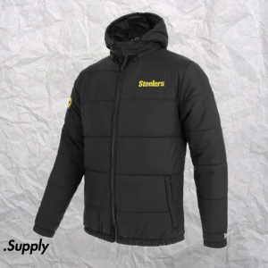 NEW ERA PUFFER JACKET STEELERS