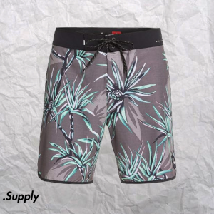QUIKSILVER HIGHLINE SALTY PALMS 18 GREY/WHITE