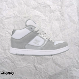DC SHOES WOMENS MANTECA 4 MID	GREY/WHITE