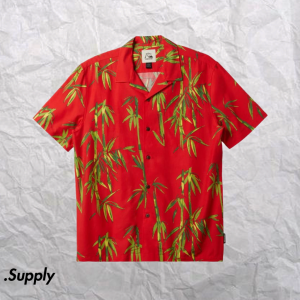 QUIKSILVER	BAMBOO DNA ISLAND SS	RED