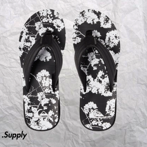 QUIKSILVER	CARVER PRINT	BLACK/WHITE