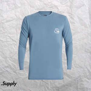QUIKSILVER	DNA SURF TEE LS BLUE