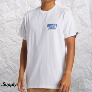 QUIKSILVER	ORIGINAL SCRIPT WHITE