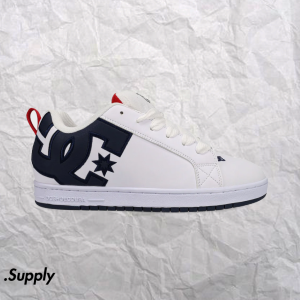 DC SHOES  COURT GRAFFIK	WHITE/NAVY/RED