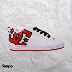 DC SHOES COURT GRAFFIK	WHITE RED