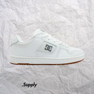 DC SHOES   MANTECA 4	 WHITE/BATTLESHIP/WHITE