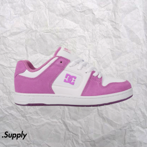 DC SHOES WOMENS MANTECA 4	LAVENDAR/WHITE