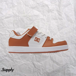 DC SHOES  YOUTH MANTECA 4 V SN -1	WHITE BROWN