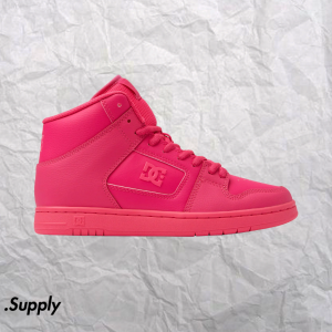 DC SHOES  WOMENS MANTECA 4 HI	PINK/WHITE