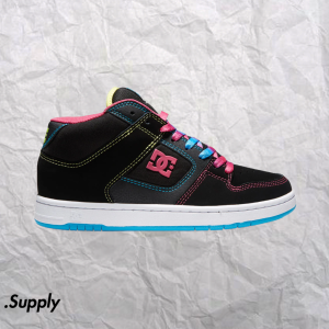 DC SHOES WOMENS MANTECA 4 MID	BLACK/MULTI