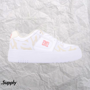 DC SHOES  WOMENS MANTECA 4 PLATFORM	WHITE PINK