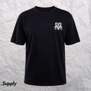 FALLEN BAM TEE	BLACK WHITE