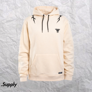 FALLEN IRON HOODIE	OFF WHITE BLACK