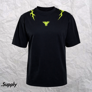 FALLEN IRON TEE BLACK LIME
