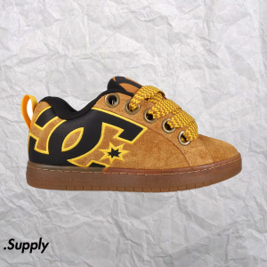 DC SHOES COURT GRAFFIK PUFF	WHEAT  GUM
